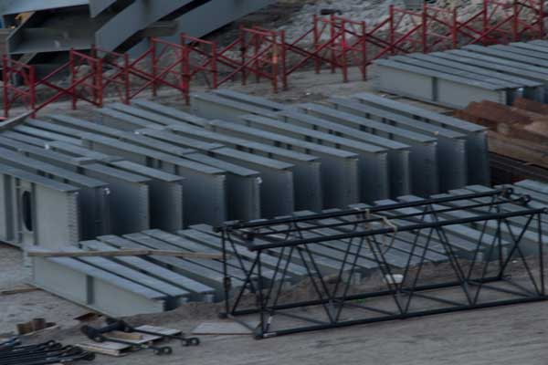 Steel Girders Cleveland Innerbelt Bridge Construction