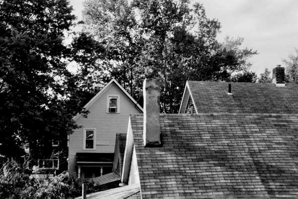 "Rooftops of Tremont" Pentax K1000 BW Film