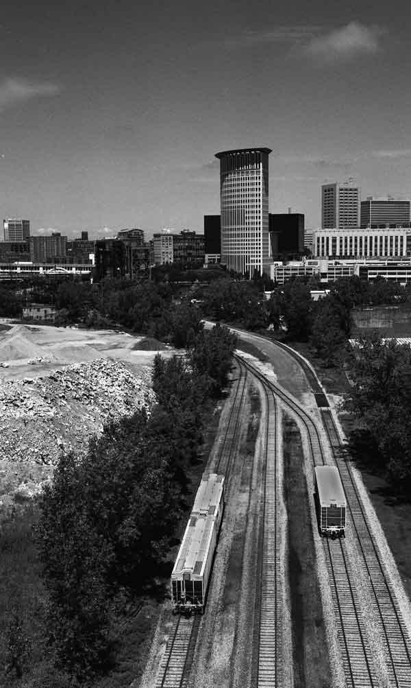 Black and White Film Photography: Box Cars