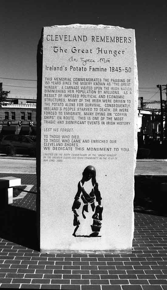 Black and White Film Photography: Irish Potato Famine