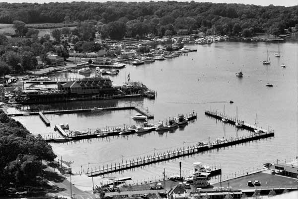 B/W Film Photography Put-In-Bay Harbor, Ohio