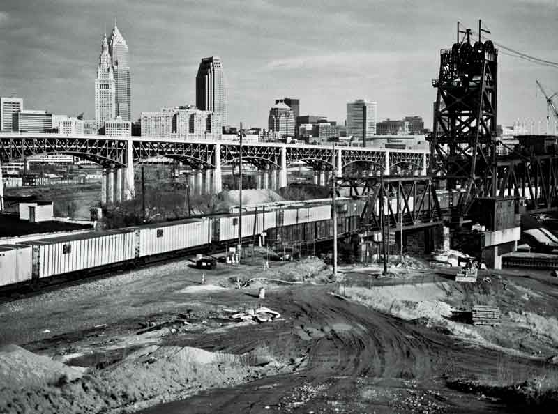 B/W Film Photography: Train From Abbey Avenue